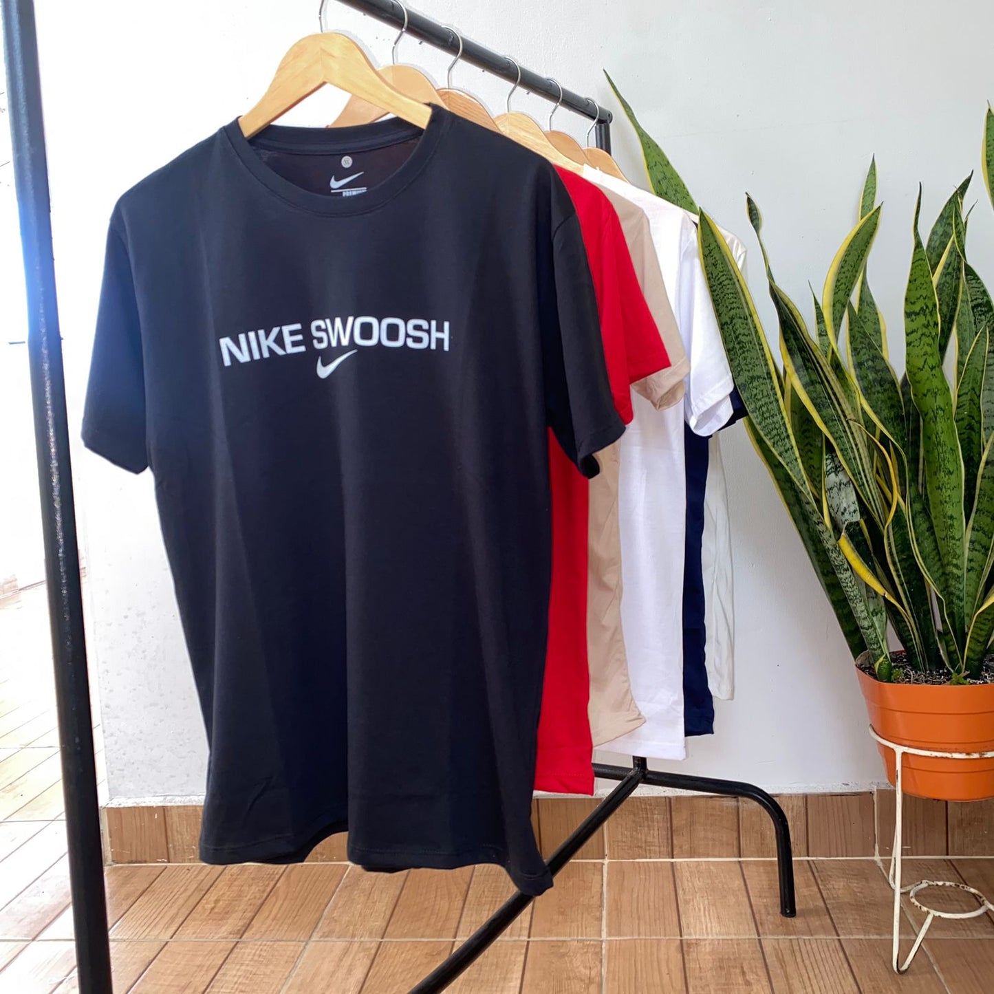 6 Camisetas en algodón estampadas