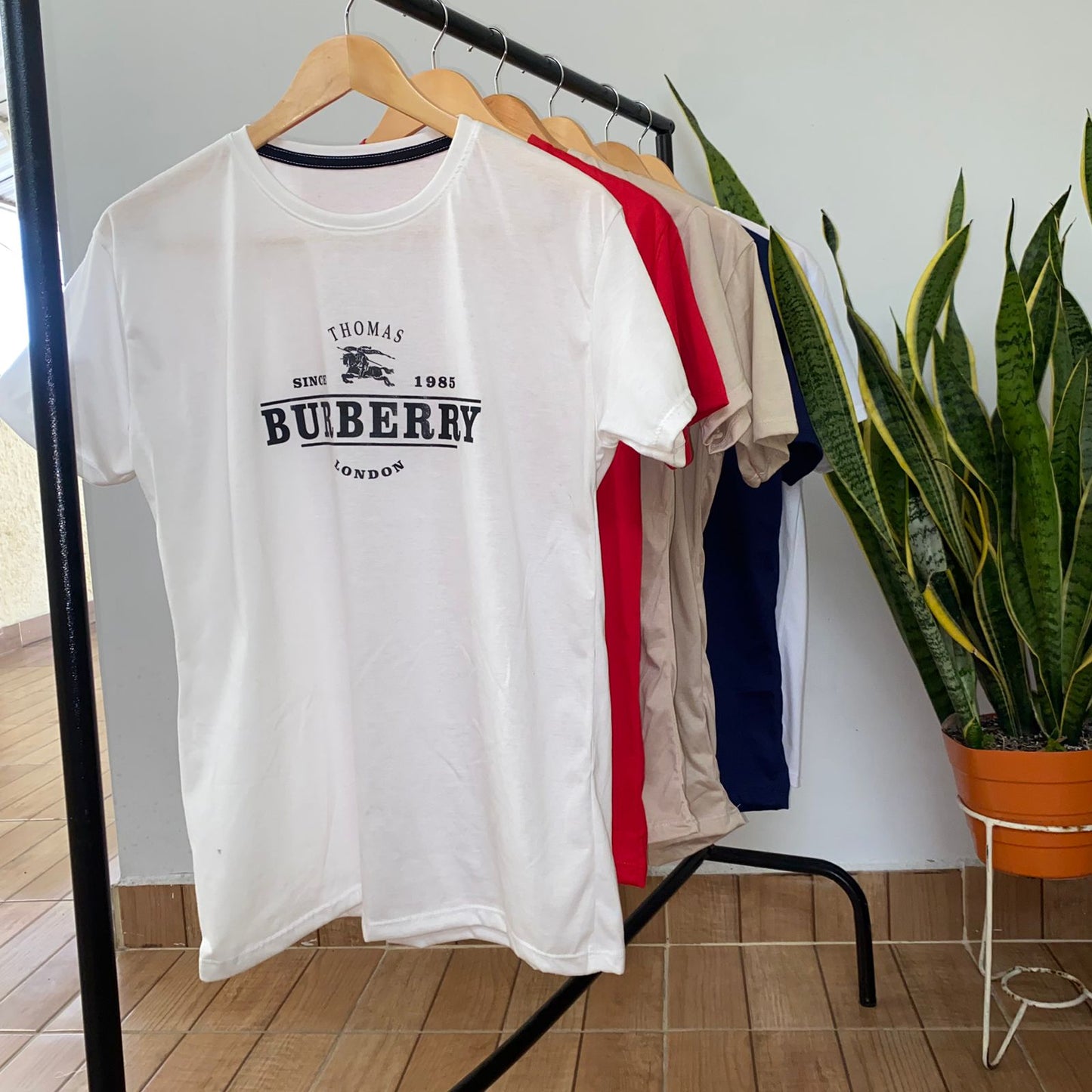 6 Camisetas en algodón estampadas