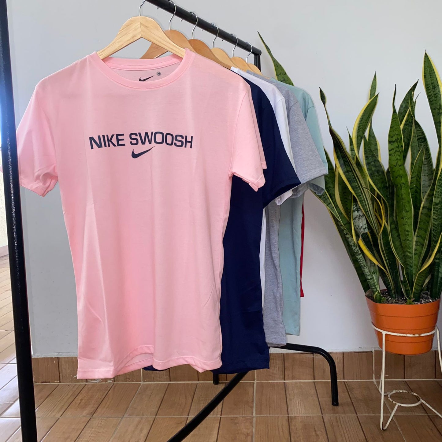 6 Camisetas en algodón estampadas