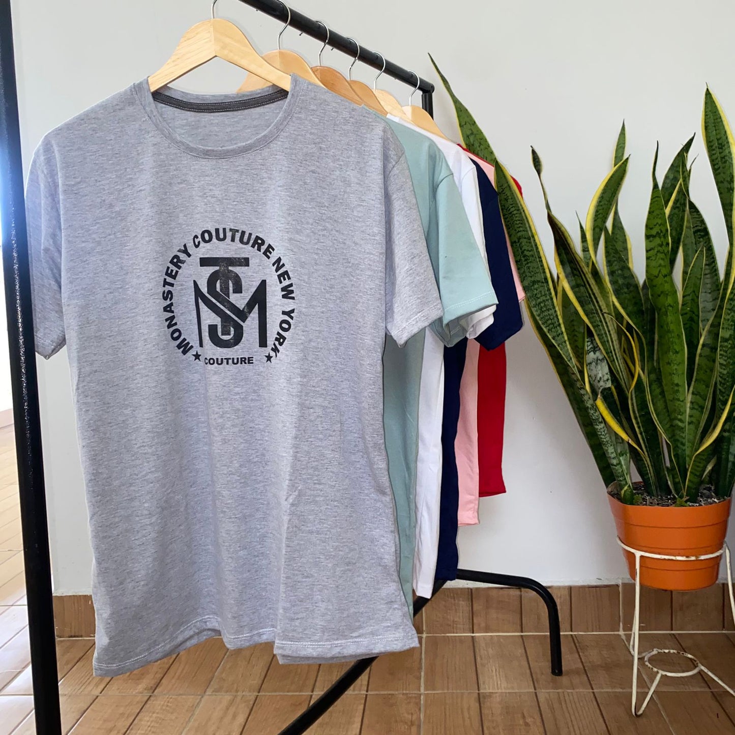 6 Camisetas en algodón estampadas