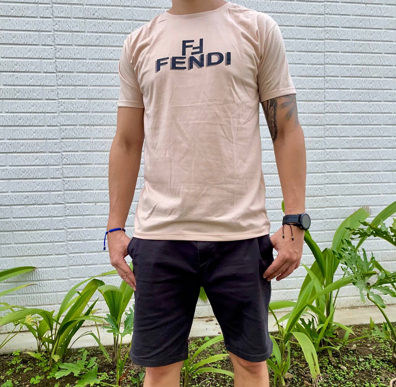 6 Camisetas en algodón estampadas